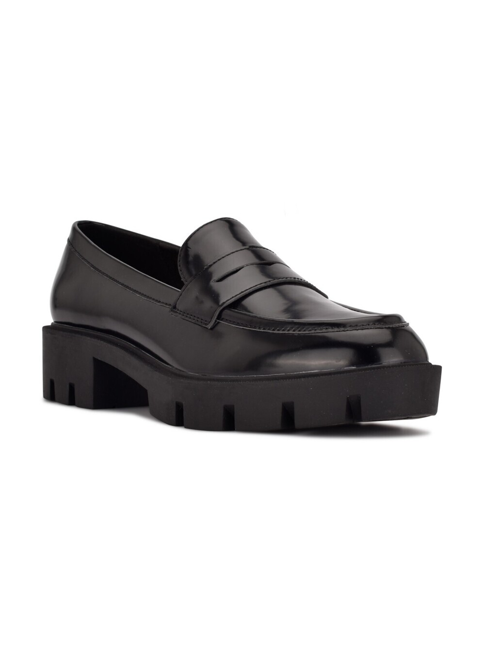 Nine West Womens Maibel Lug S Black 8M